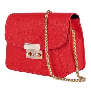 Small Evening Bags for Women Crossbody Bag Chain - Red-mini Size Clutch